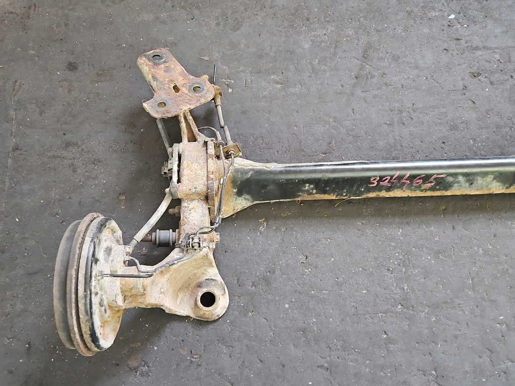 фото №4, Задня балка oś задня гальмівні барабани abs citroen c2