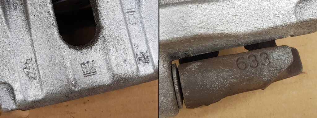 фото №16, Суппорт тормозной + скоба правый задняя / opel vectra c signum / проверенный