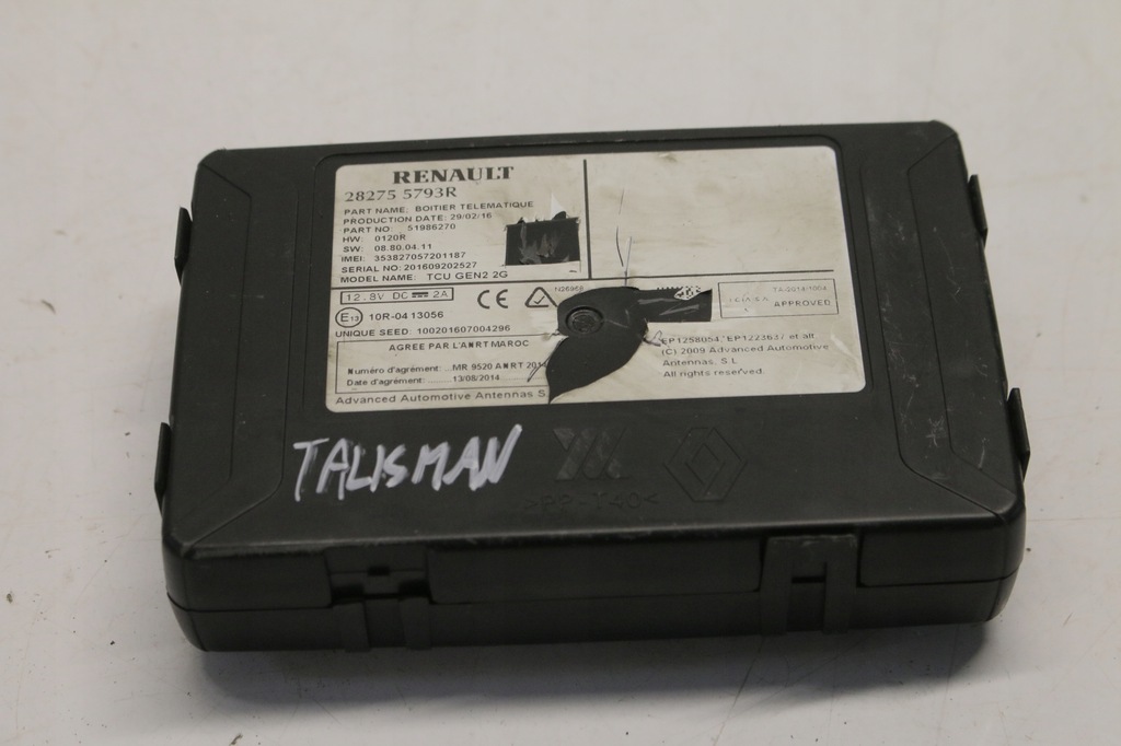 фото №1, Модуль renault talisman 282755793r