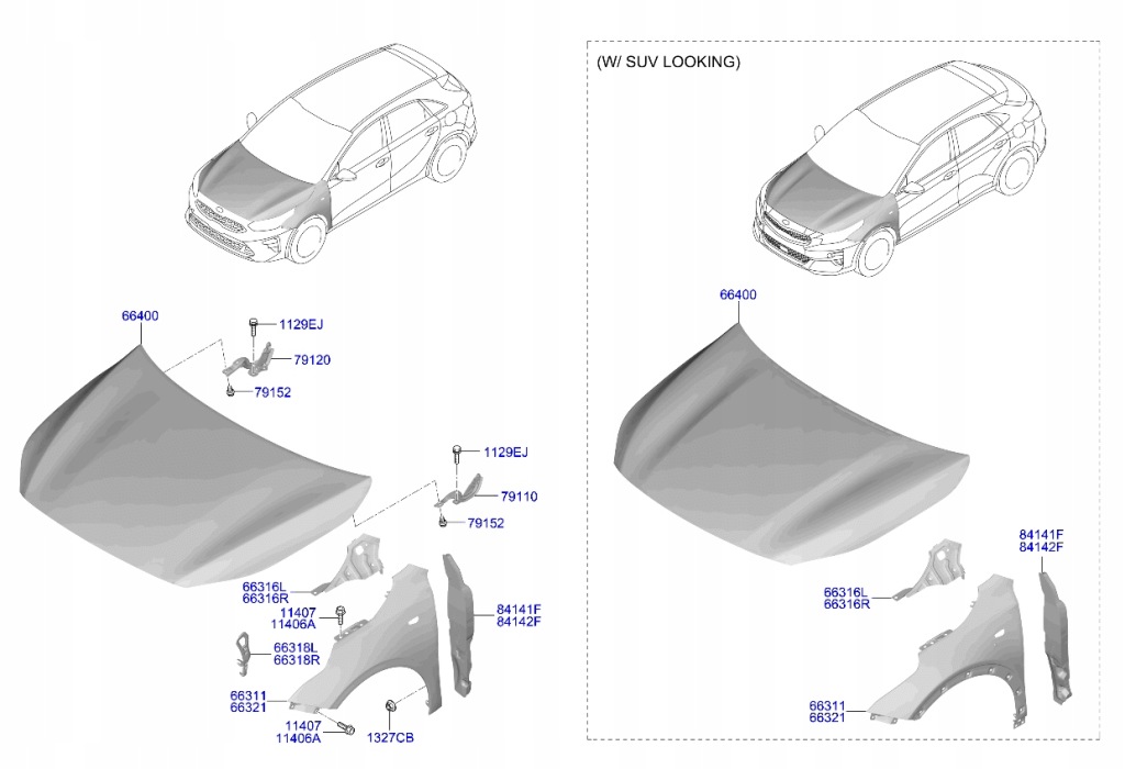 фото №1, Капот крышка двигателя kia ceed pro ceed 2018- nowa oem