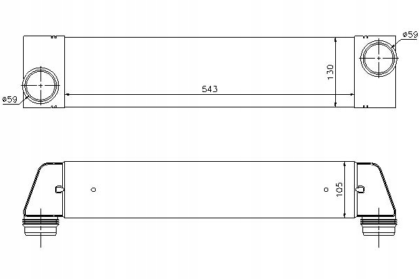 Nissens 96657 радіатор повітря наддувний Ціна