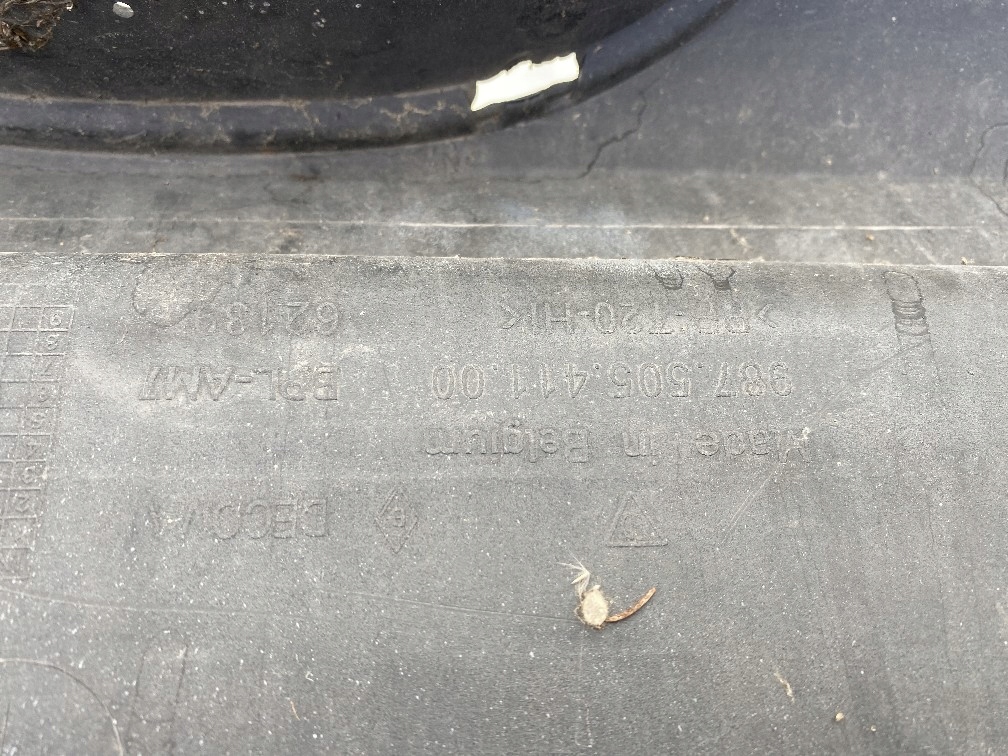 фото №10, Porsche cayman 987 boxster 04- бампер задняя