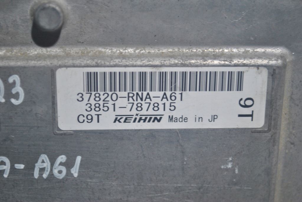 фото №8, Бортовой компьютер двигателя honda civic vii 37820-rna-a61 3851-787815