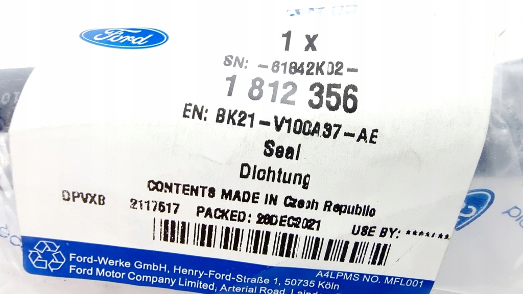 фото №14, Левая прокладка порог дверь перед ford custom 2012-