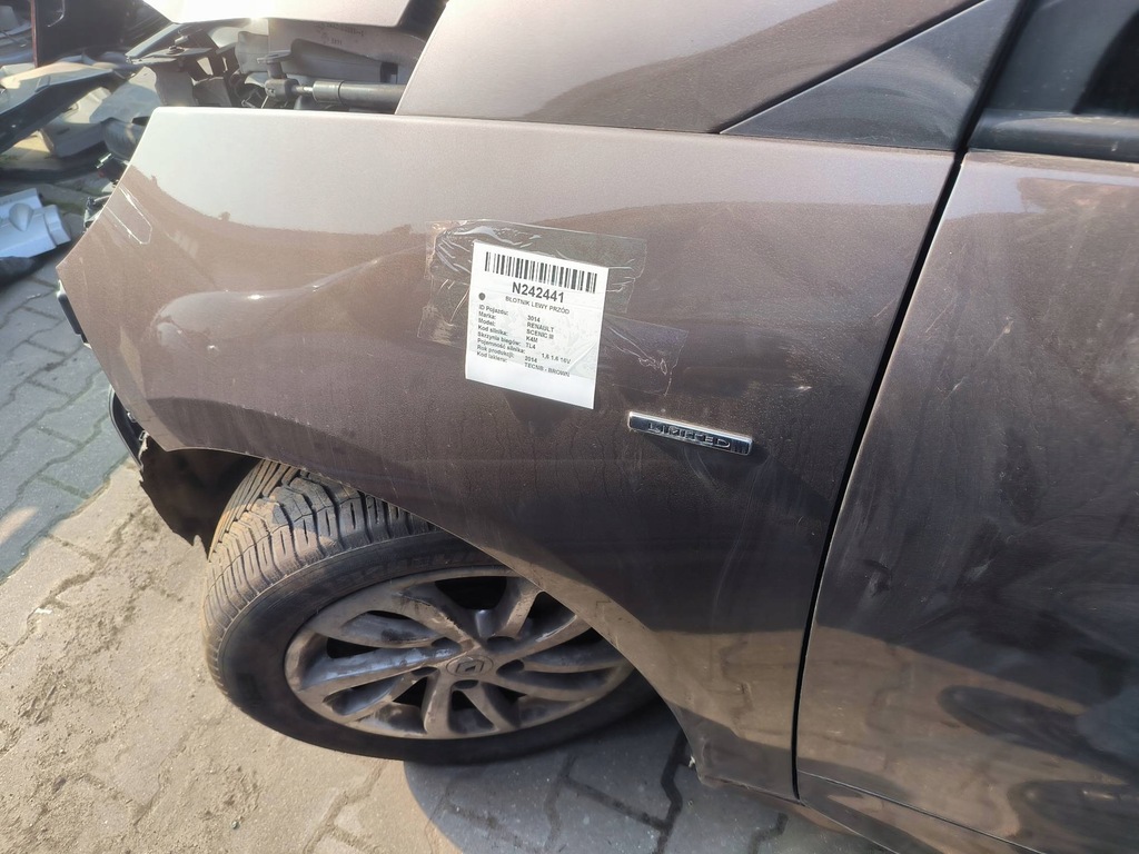 фото №1, Крила лівий перед tecnb renault scenic iii
