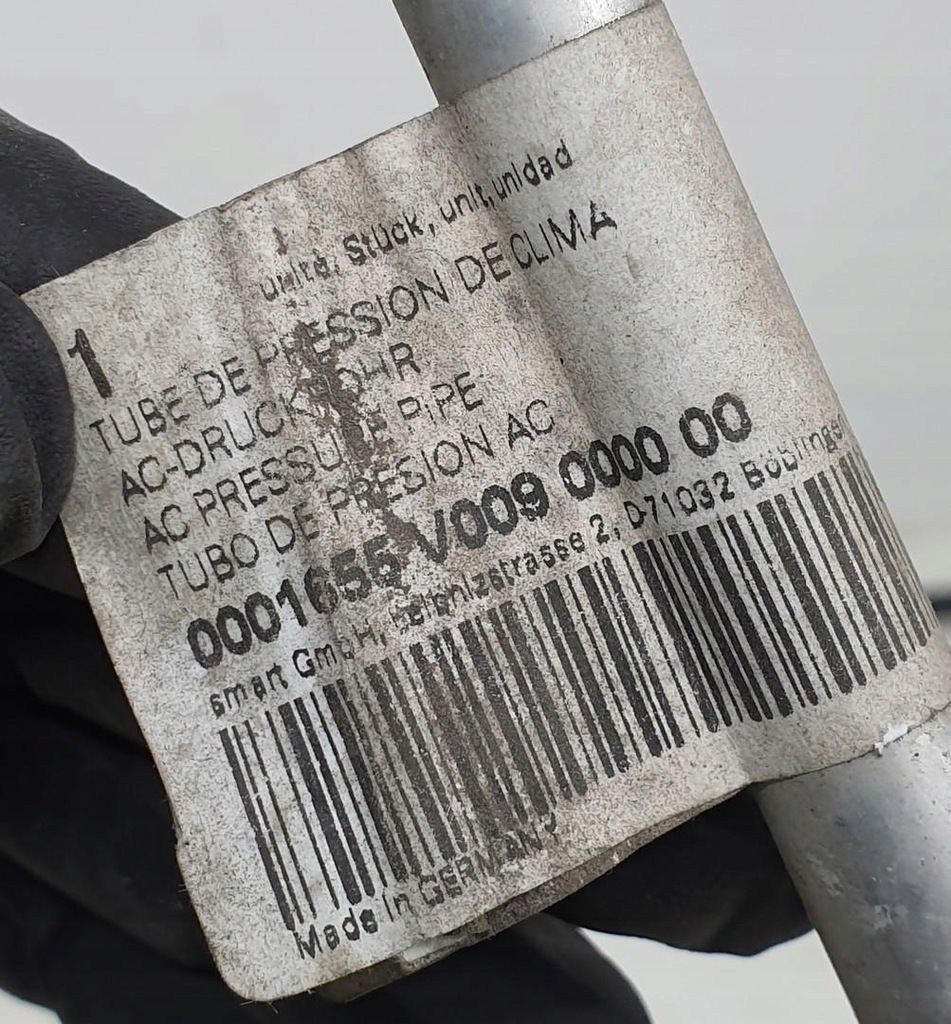 фото №5, Шланг трубки кондиціонера smart fortwo 450 0.7 t 0003020v010 0001655v009