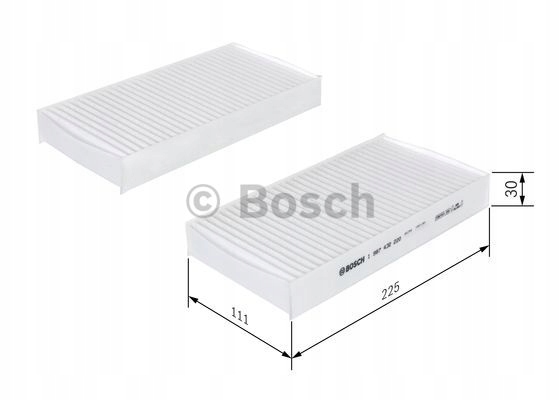 фото №13, Bosch фильтр кабины honda civic cr-v fr-v stream 1.3h-2.2d 11.00-