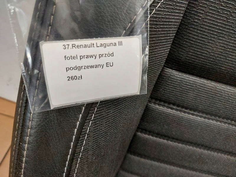 фото №9, Renault laguna 3 iii сидіння правий перед з підігрівом eu