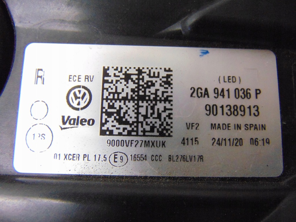 фото №15, Лампа правая перед full led vw t-roc europa