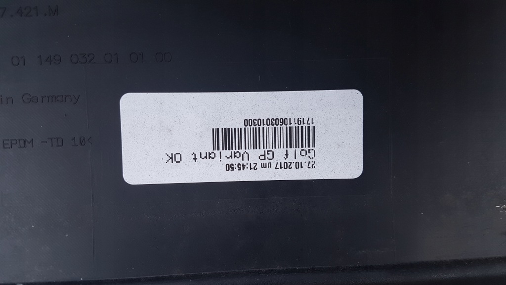 фото №15, Бампер задняя vw golf vii lift kombi