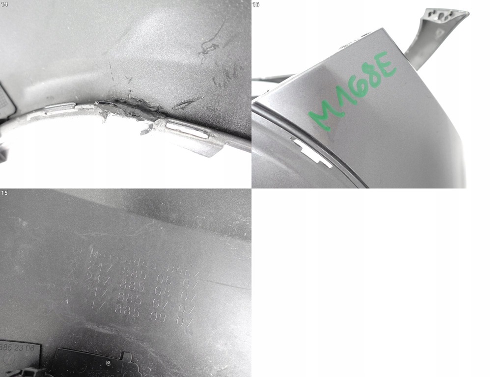 фото №12, Mercedes gla ii h247 amg 19- бампер перед pdc