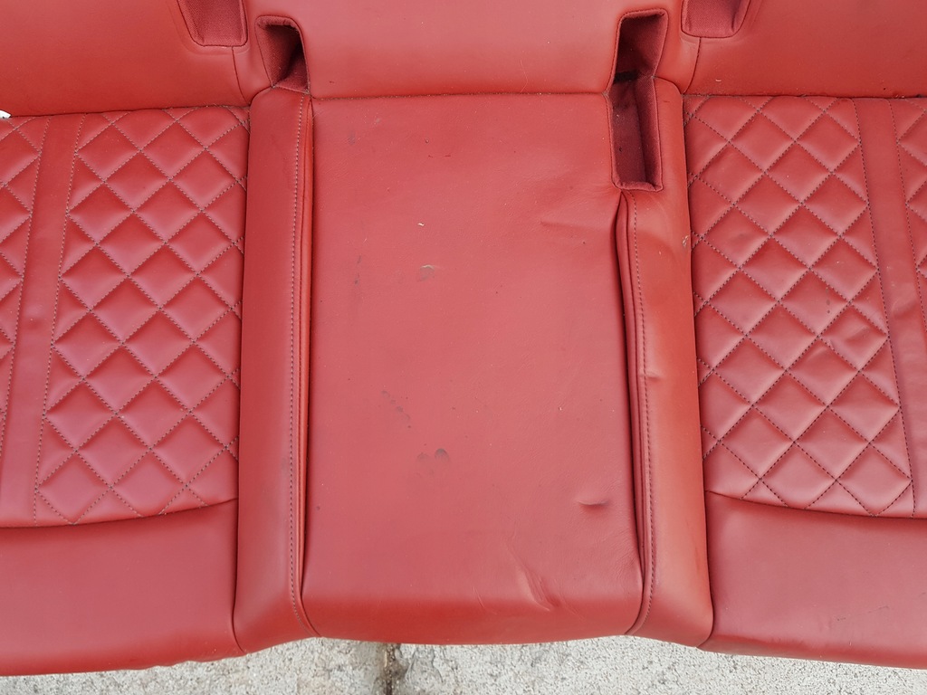 фото №10, Audi a5 s5 17-сидіння заднє сидіння обшивки тунель sportback шкіра czerwona usa