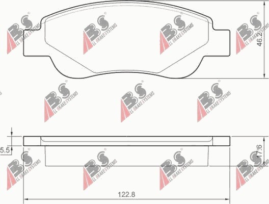 фото №1, Тормозные колодки тормозные перед toyota aygo 2005-