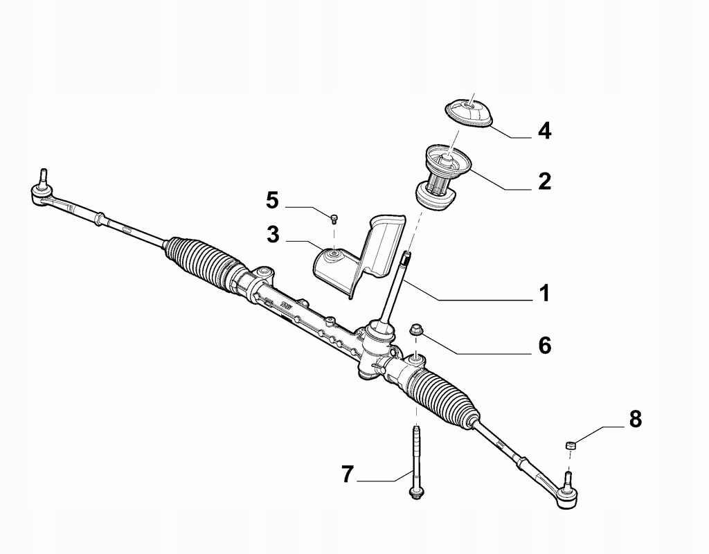 фото №7, Jeep renegade compass ii 500x трансмісія кермова рейка рульова 52076430
