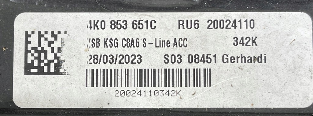 фото №14, Audi a6 c8 s-line решётка радиатора решётка радиатора решётка радиатора бампера 4k0853651c