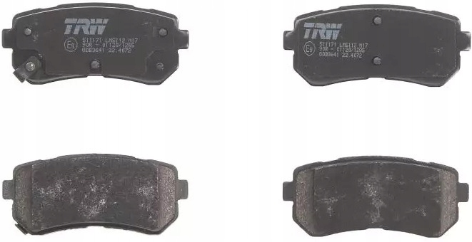 фото №1, Trw гальмівні колодки гальмівні задня gdb3641