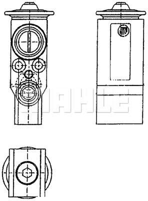 Mahle original ave 90 000p клапан расширительный, кондиционер Киев