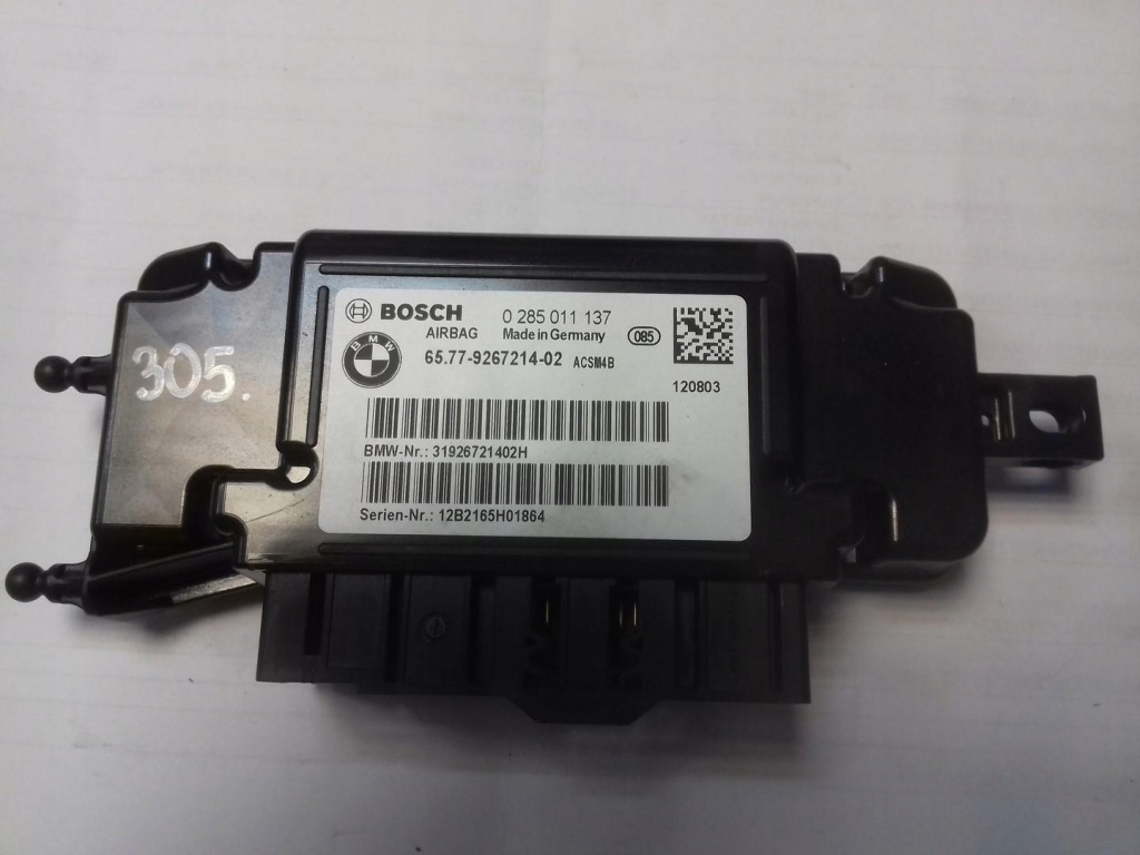 фото №1, Датчик модуль подушка безопасности bmw f20 9267214