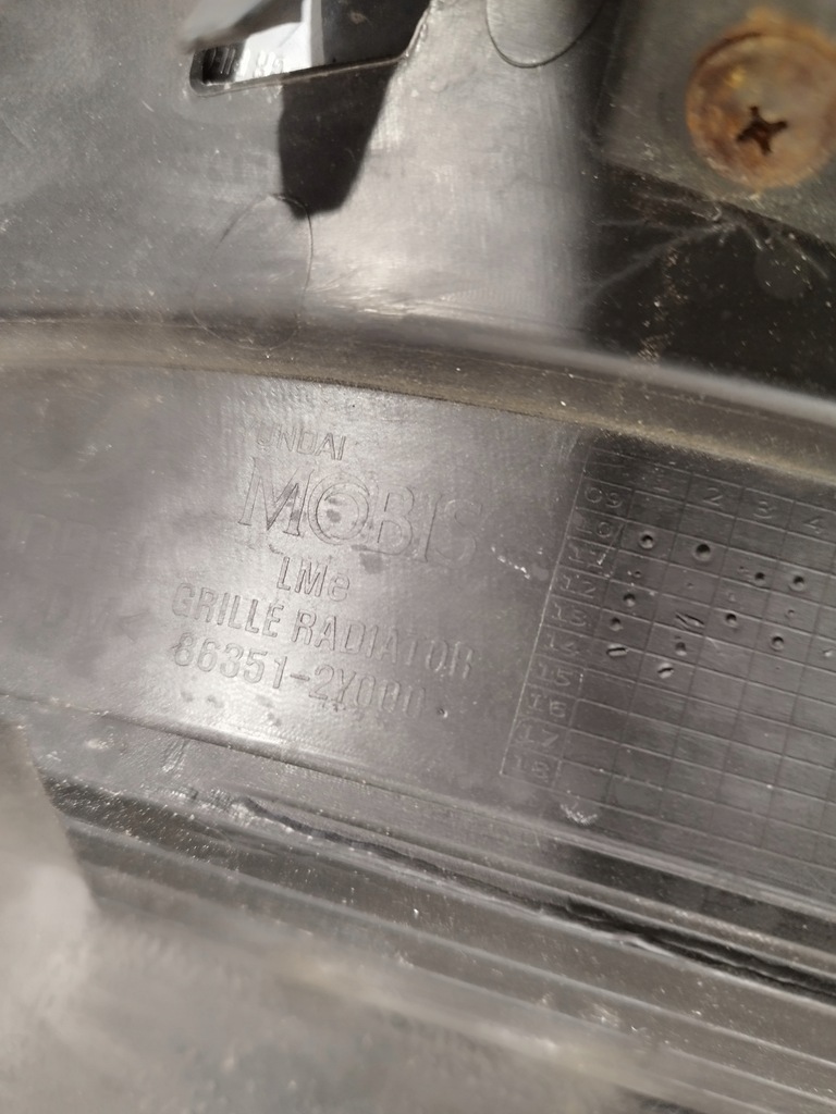 фото №12, Решётка радиатора решётка радиатора бампер перед hyundai ix35 lata 2009-2015 86351-2y000