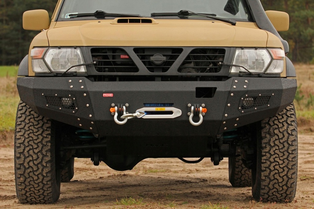 фото №15, Бампер передний стальной nissan patrol y61 97-04 more 4x4