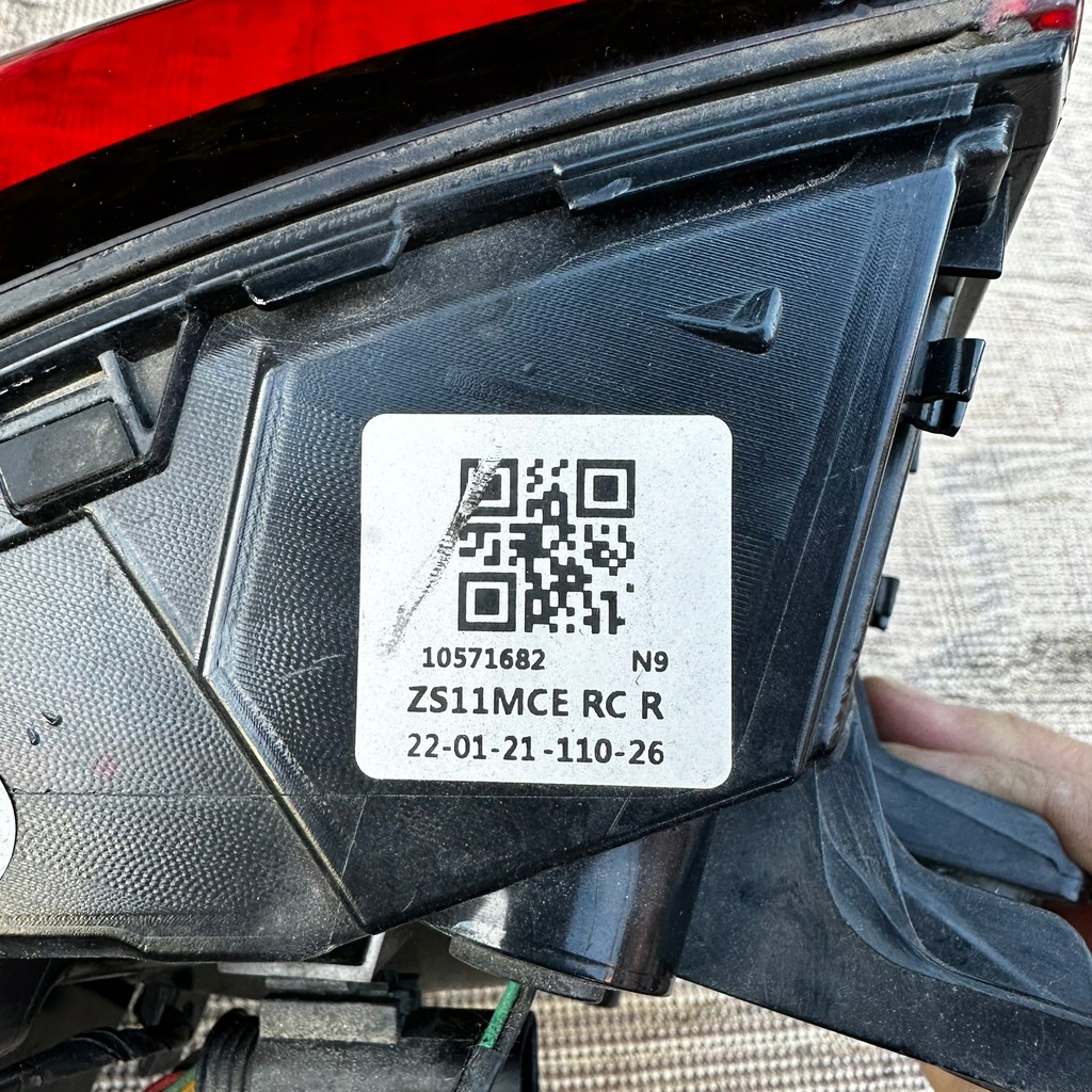 фото №10, Лампа правая задняя правый задняя mg zs lift 19-24r оригинал