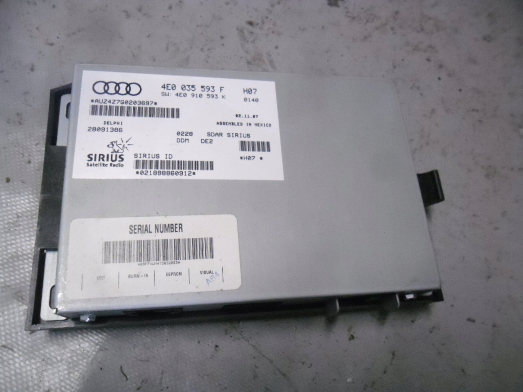 фото №3, Модуль радио тюнер 4e0035593f audi a4 a3 q7