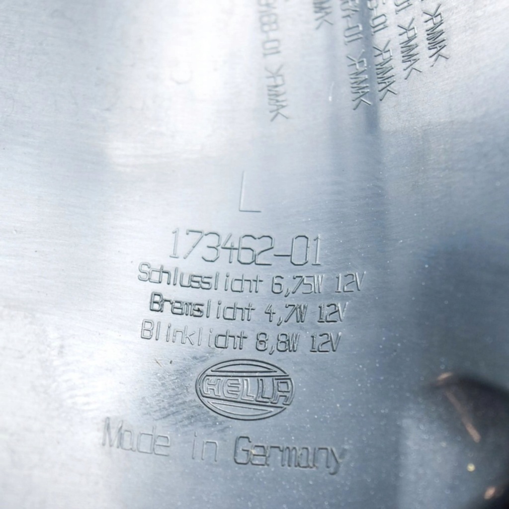 фото №7, Bmw 5 f10 f11 2012 ліва сторона лампа задня