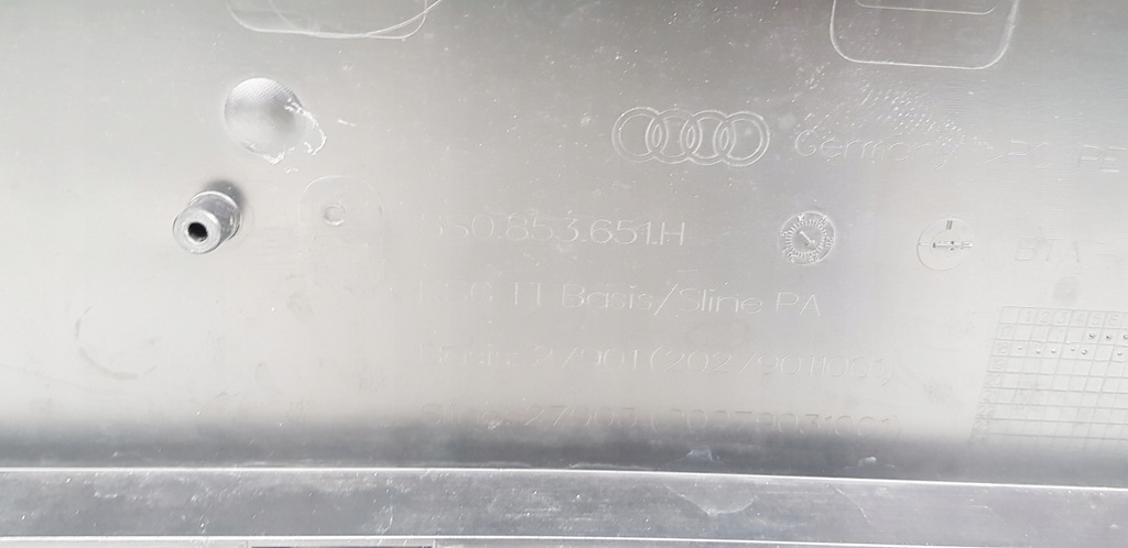 фото №15, Audi tt s-line бампер перед передній решітка радіатора 8s0807437h