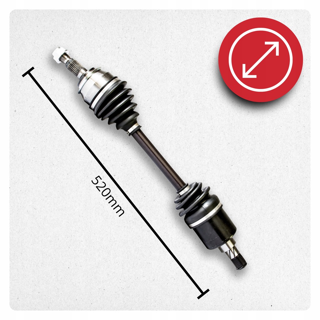 фото №4, Привідний вал ліва mini r50, r53 works 1.6 механічна коробка передач nowa