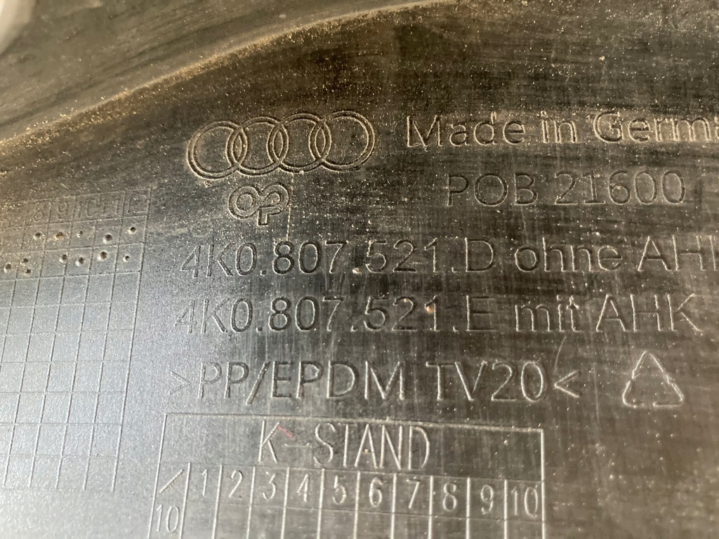 фото №10, Audi a6 c8 4k0807521d спойлер бампера задня