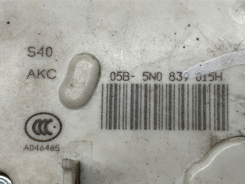 фото №5, Замок дверь левый задняя vw cc b7 спортивный/купе