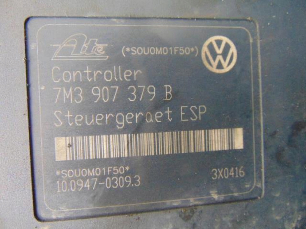 фото №7, Volkswagen sharan 1.9d насос abs 7m3907379b