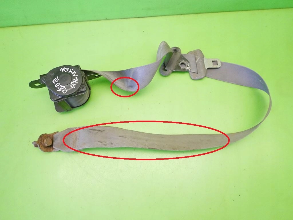 фото №4, Pas безпеки лівий задня kia carnival i 99-01