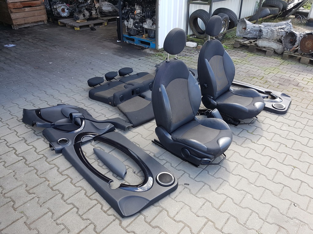 фото №9, Mini clubman 07-11r r55 сиденья заднее сиденье полукожа