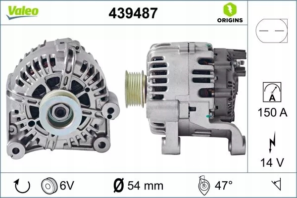 Купить Генератор bmw 3 e46 318d, 320cd, 320 439487