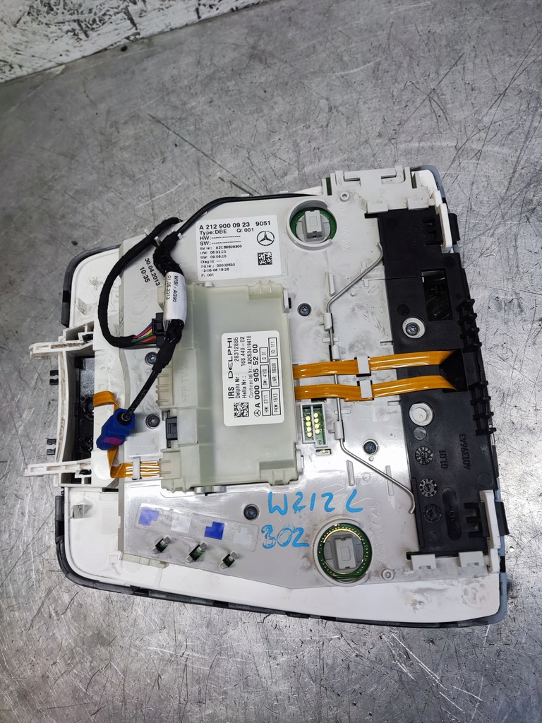 фото №10, Mercedes w212 lift лампа стельовий освітлення кабіни a2129000923