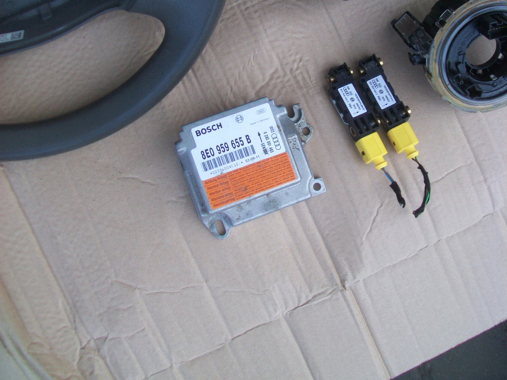 фото №6, Консоль стрічка шлейф натягувачі audi a4 b6