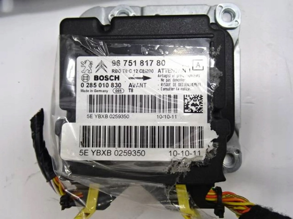 фото №6, Подушки безопасности подушка безопасности kpl. peugeot 5008 i