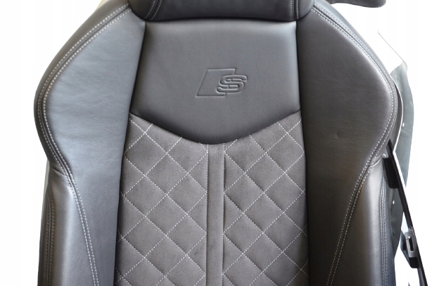 фото №12, Audi tts 8s комплект сидений czarna кожа alcantara