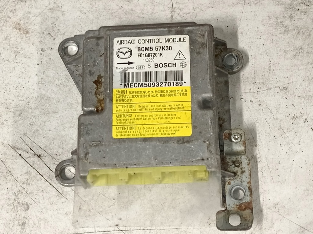 фото №1, Модуль датчик подушка безпеки mazda 3 bl bcm5-57k30