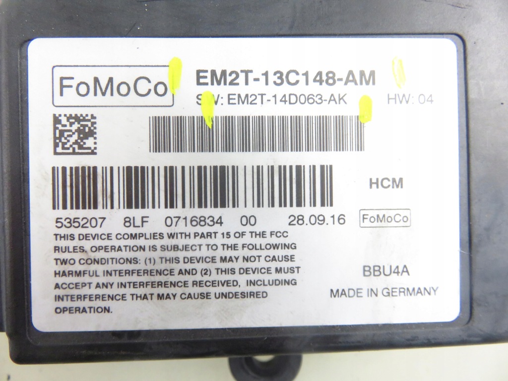 Блок керування світла ford s-max ii cj, wa6 em2t13c148am em2t14d063ak в Україні