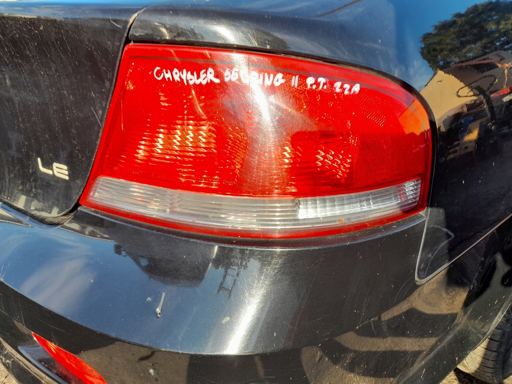 фото №9, Chrysler sebring ii лампа правый задняя правая задняя