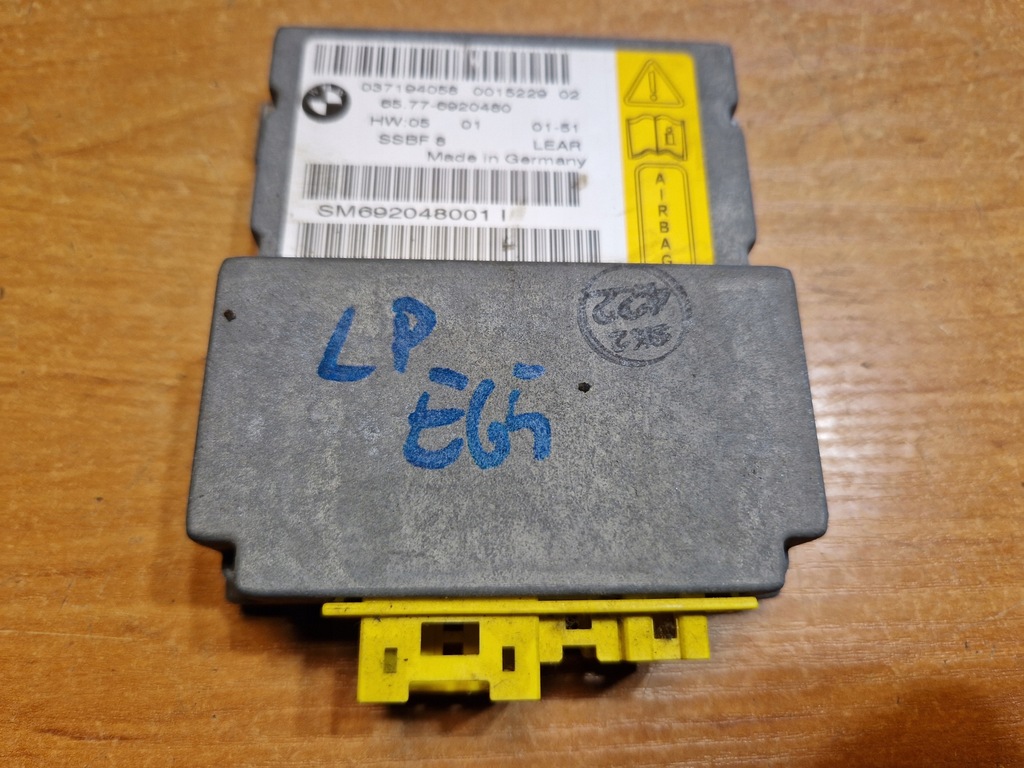 фото №1, Bmw 7 e65 e66 датчик модуль подушка безпеки 6920480