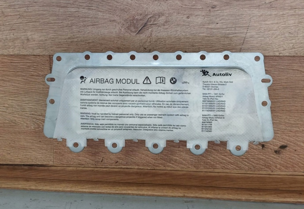 фото №7, Bmw f10 f11 подушка подушка безопасности пассажира 39923039901