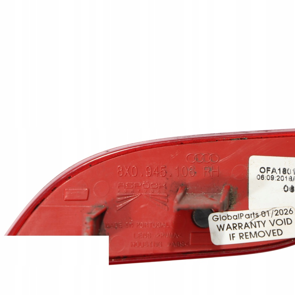 фото №10, Audi a1 8x фара відбивач бампера задня правий 8x0945106