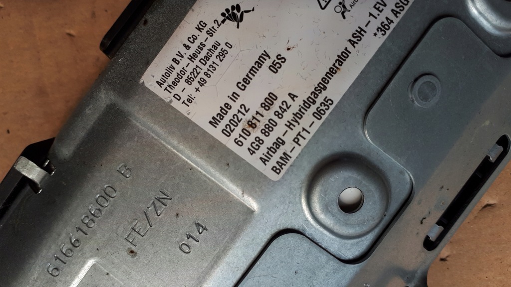 фото №9, A6 c7 4g подушка коленная правая 4g8880842a a7 4g