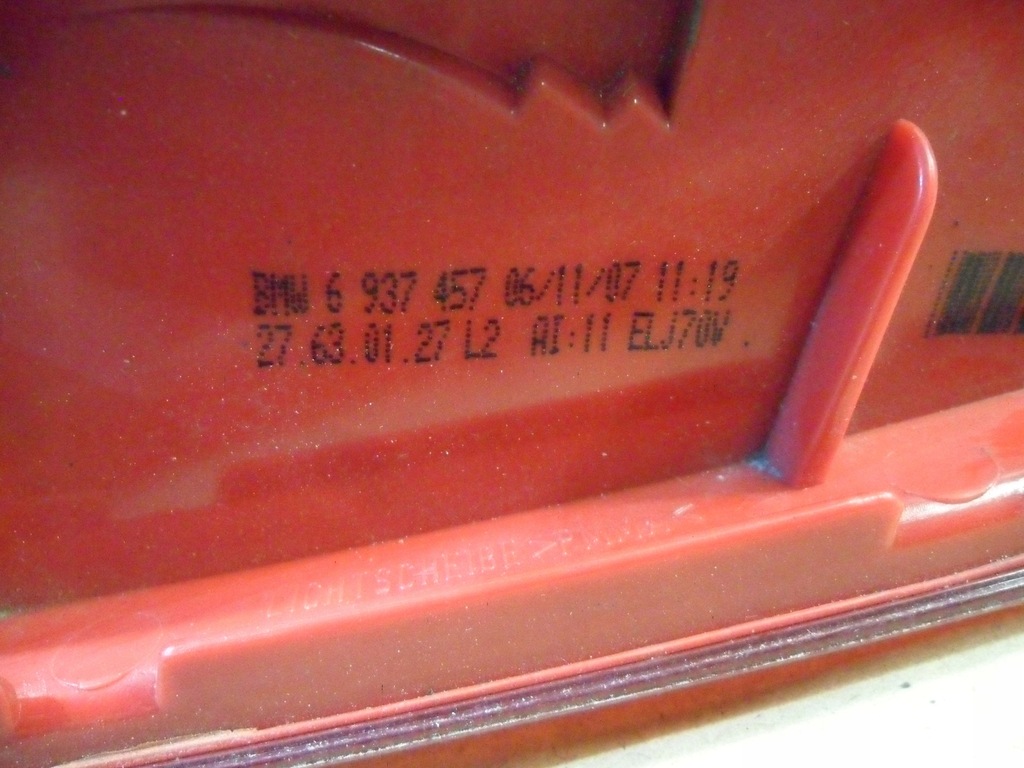 фото №12, Bmw оригинальный номер 6937457 лампа крышка задняя