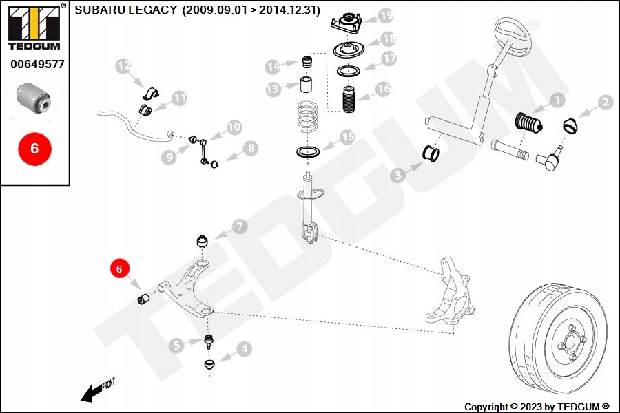 фото №9, Втулки важелів tedgum 00649577