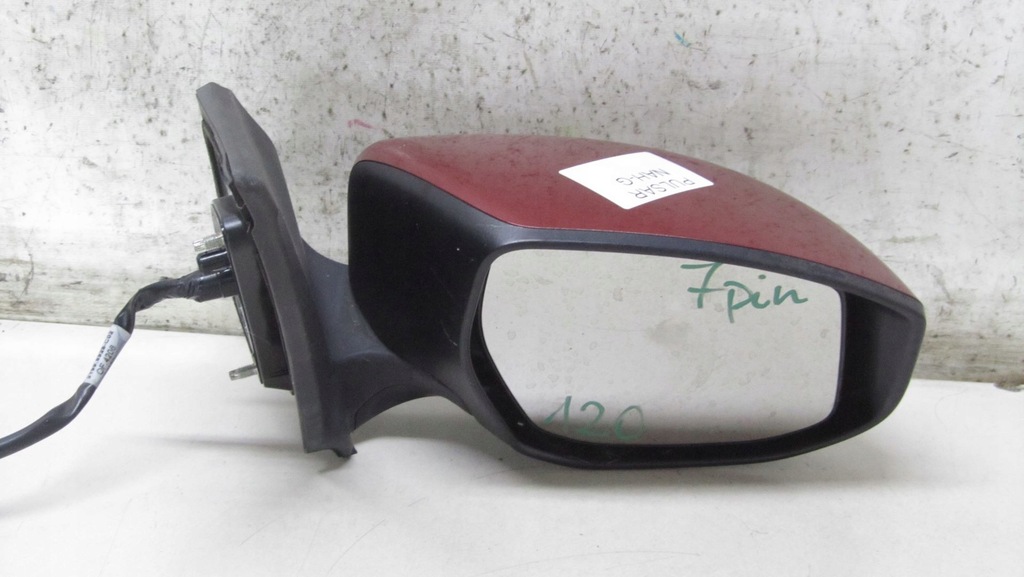 фото №7, Nissan pulsar дзеркало праве 7 pin nah g 13-18