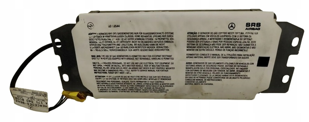 фото №1, Mercedes slk r171 подушка воздушная подушка безопасности пассажира 1718601002